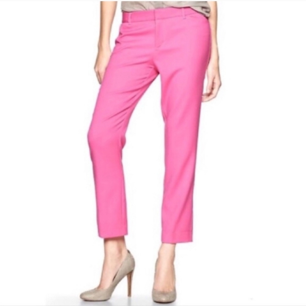 Lilly Pulitzer Palm Beach Fit Pink Capris size 6 100% cotton
